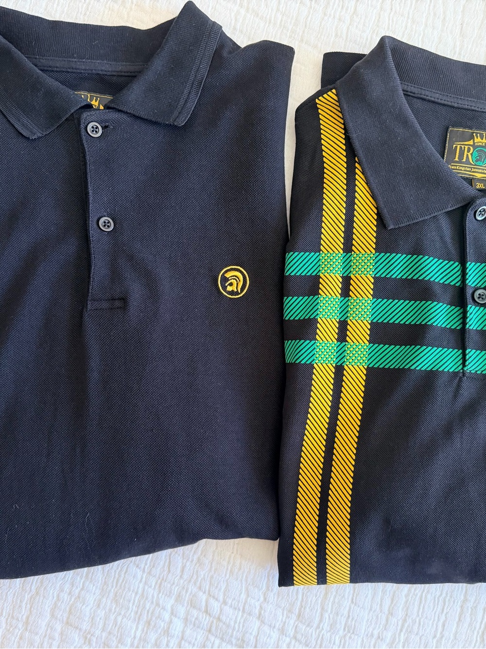 Set of 2 Trojan Ska & Soul Kingston Jamaica polo shirts! Perfect condition!